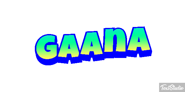 Gaana Efecto de texto