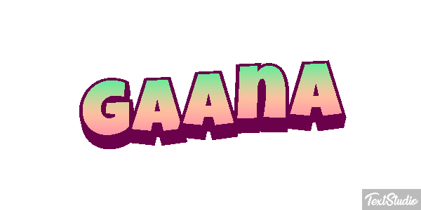 Gaana Efecto de texto