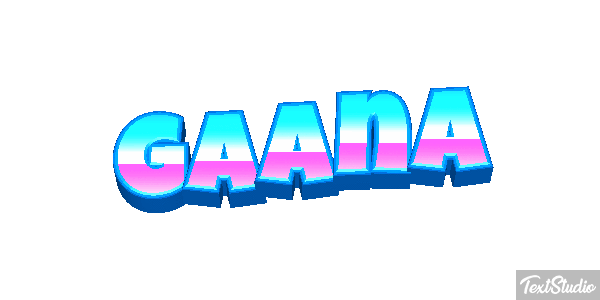 Gaana Efecto de texto