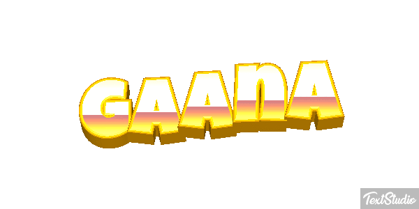 Gaana Efecto de texto