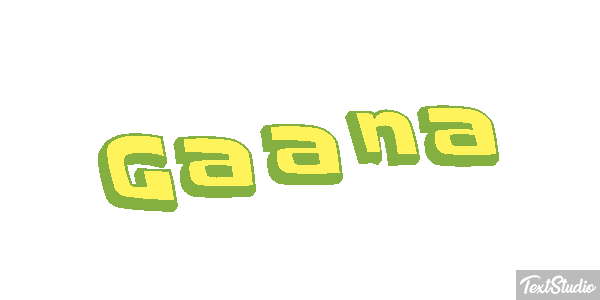 Gaana Efecto de texto