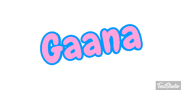 Gaana Efecto de texto