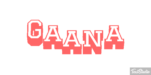 Gaana Efecto de texto