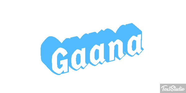 Gaana Efecto de texto