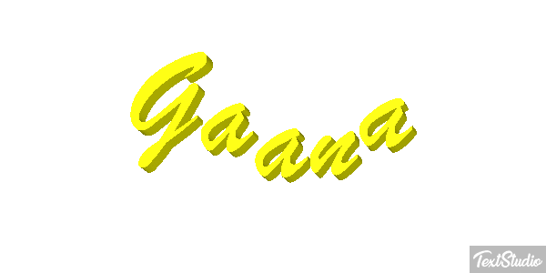 Gaana Efecto de texto