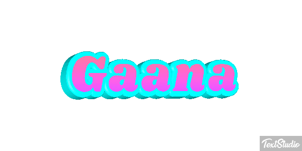 Gaana Efecto de texto