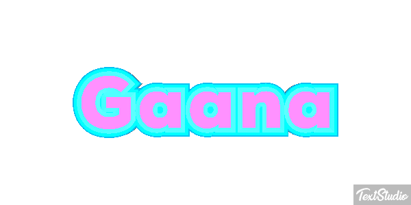 Gaana Efecto de texto