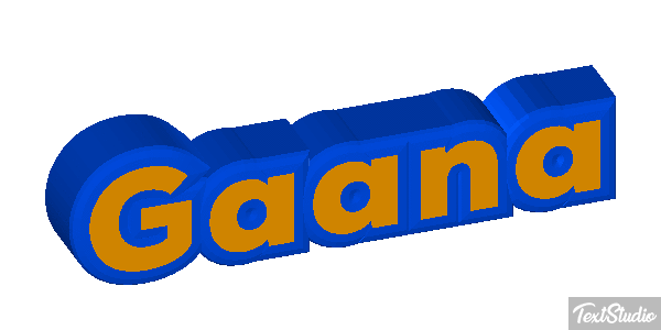 Gaana Efecto de texto