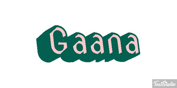 Gaana Efecto de texto