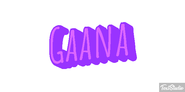 Gaana Efecto de texto