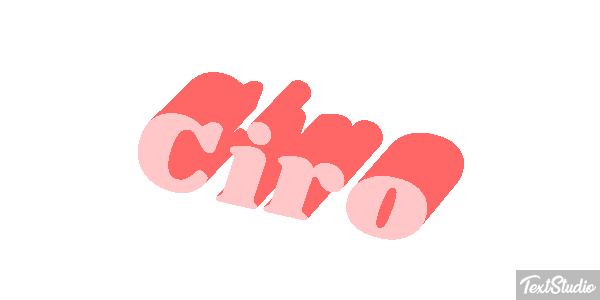 Ciro Текстовый эффект