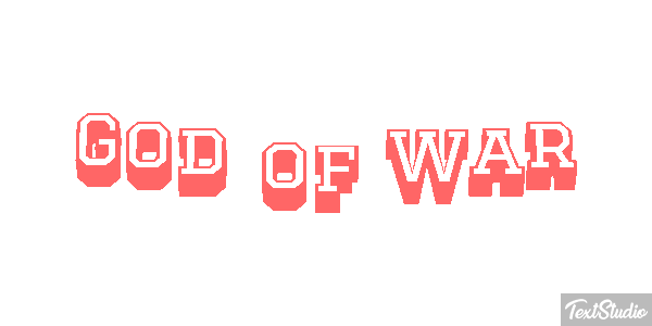 God of War Efecto de texto