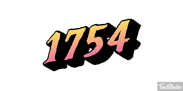 1754 Efecto de texto