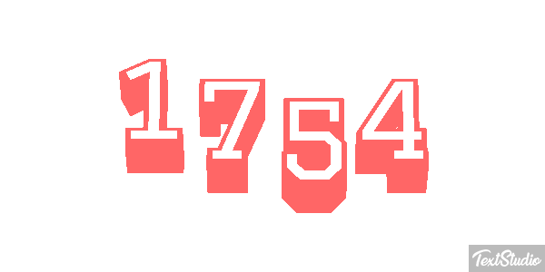 1754 Efecto de texto