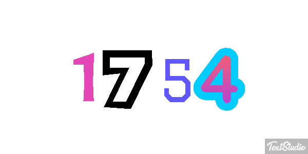 1754 Efecto de texto