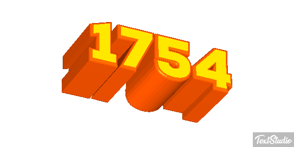 1754 Efecto de texto