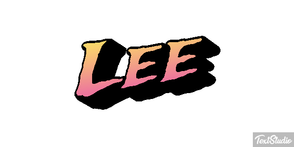 Lee Text effect