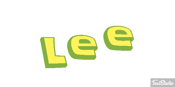 Lee Text effect