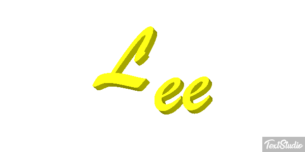 Lee Text effect