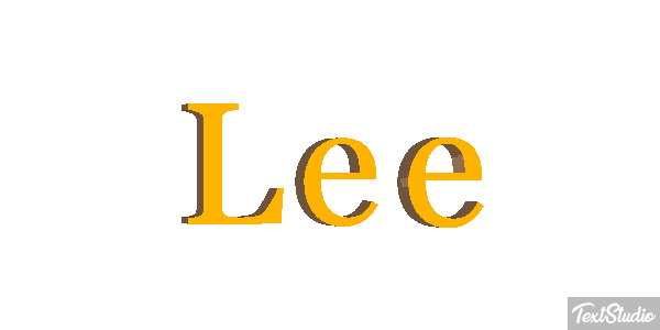 Lee Text effect