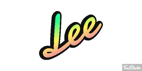Lee Text effect