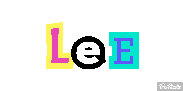 Lee Text effect