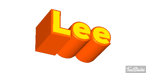 Lee Text effect