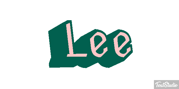 Lee Text effect