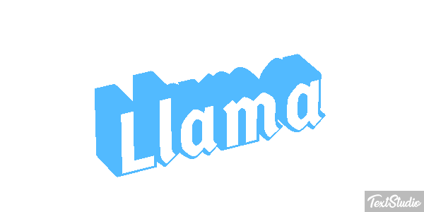 Llama Tekst effect