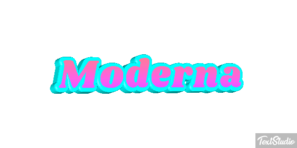 Moderna Text effect