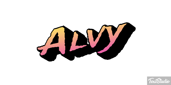 Alvy Texteffekt