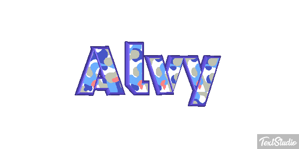 Alvy Texteffekt