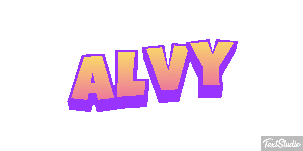Alvy Texteffekt