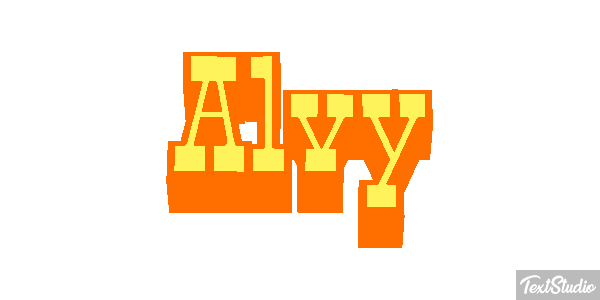 Alvy Texteffekt