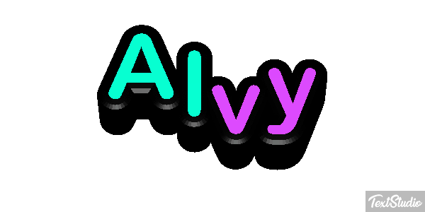 Alvy Texteffekt