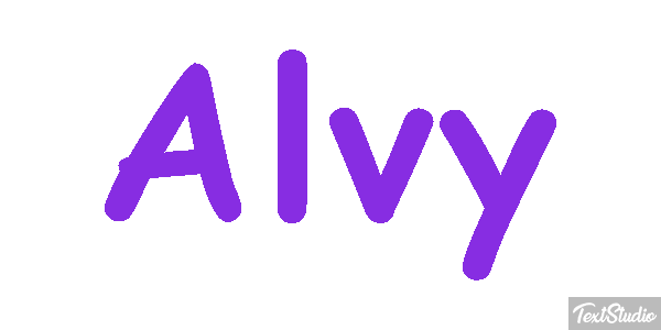 Alvy Texteffekt