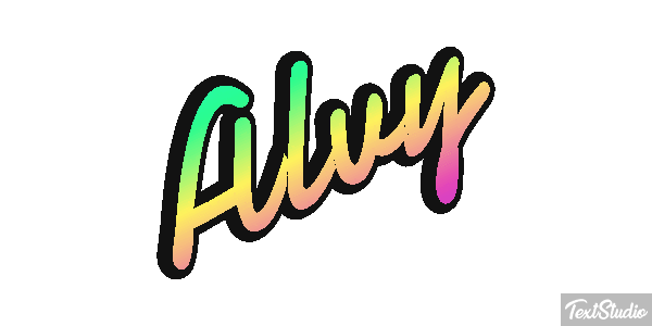 Alvy Texteffekt