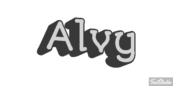 Alvy Texteffekt