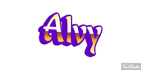 Alvy Texteffekt