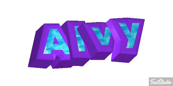 Alvy Texteffekt
