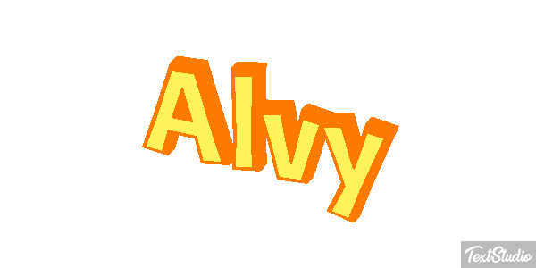 Alvy Texteffekt
