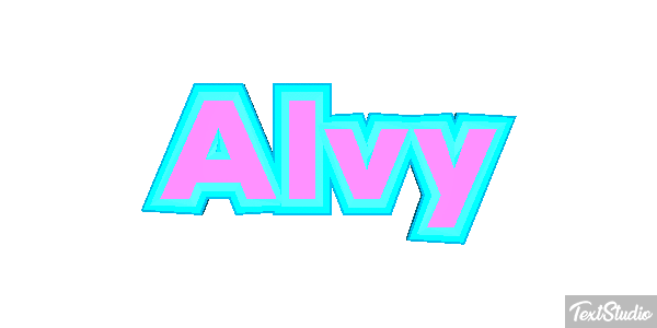 Alvy Texteffekt