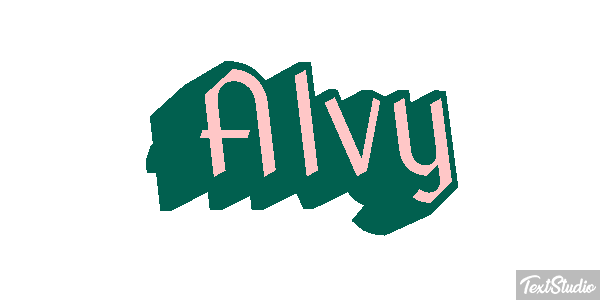 Alvy Texteffekt