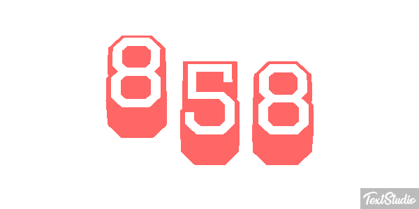 858 テキスト効果