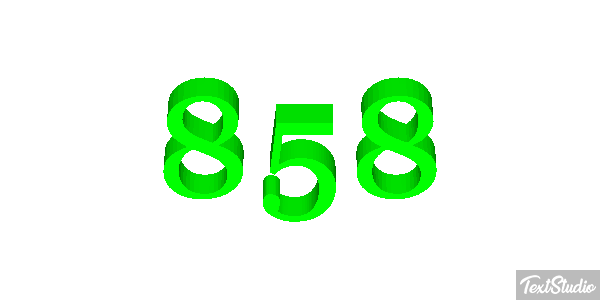 858 テキスト効果