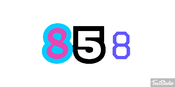 858 テキスト効果