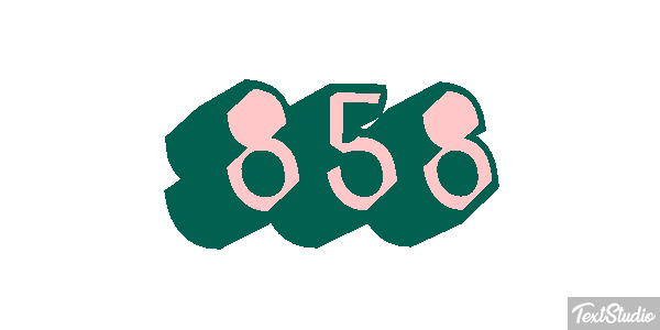 858 テキスト効果