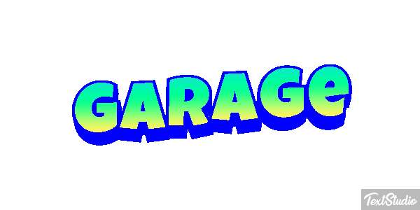Garage Efecto de texto