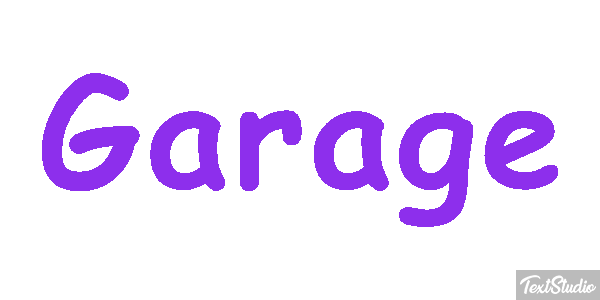 Garage Efecto de texto