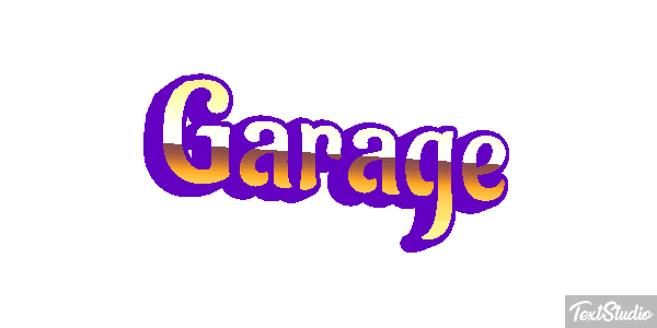 Garage Efecto de texto